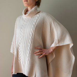 Lululemon Cable Knit Poncho